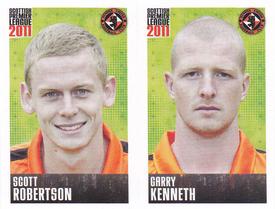 2011 Panini Scottish Premier League Stickers #115 / 117 Garry Kenneth / Scott Robertson Front