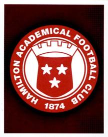 2011 Panini Scottish Premier League Stickers #134 Hamilton Academical Club Badge Front