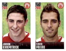 2011 Panini Scottish Premier League Stickers #166 / 168 Flavio Paixao / Jordan Kirkpatrick Front