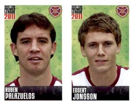 2011 Panini Scottish Premier League Stickers #193 / 195 Eggert Jonsson / Ruben Palazuelos Front