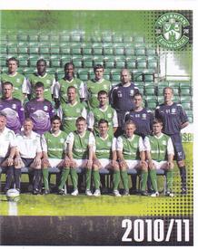 2011 Panini Scottish Premier League Stickers #216 Hibernian Team Group Front