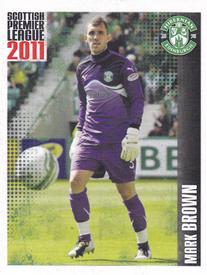 2011 Panini Scottish Premier League Stickers #220 Mark Brown Front