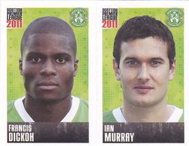 2011 Panini Scottish Premier League Stickers #227 / 229 Ian Murray / Francis Dickoh Front