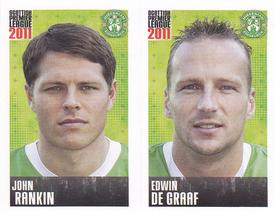 2011 Panini Scottish Premier League Stickers #235 / 237 Edwin De Graaf / John Rankin Front