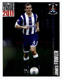 2011 Panini Scottish Premier League Stickers #313 James Fowler Front