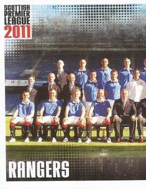 2011 Panini Scottish Premier League Stickers #383 Rangers Team Group Front