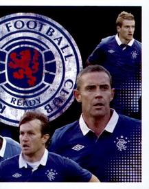 2011 Panini Scottish Premier League Stickers #386 Rangers Montage Front