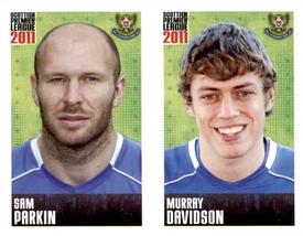 2011 Panini Scottish Premier League Stickers #460 / 462 Murray Davidson / Sam Parkin Front