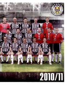 2011 Panini Scottish Premier League Stickers #476 St. Mirren Team Group Front
