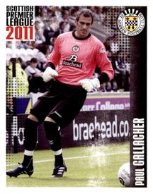 2011 Panini Scottish Premier League Stickers #480 Paul Gallacher Front