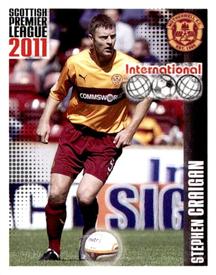 2011 Panini Scottish Premier League Stickers #530 Stephen Craigan Front