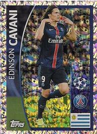 2015-16 Topps UEFA Champions League Stickers #7 Edinson Cavani Front