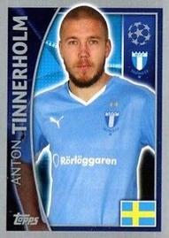 2015-16 Topps UEFA Champions League Stickers #64 Anton Tinnerholm Front
