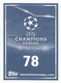 2015-16 Topps UEFA Champions League Stickers #78 Away Kit Back