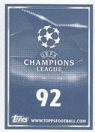 2015-16 Topps UEFA Champions League Stickers #92 Jeffrey Bruma Back