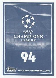 2015-16 Topps UEFA Champions League Stickers #94 Jetro Willems Back