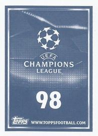 2015-16 Topps UEFA Champions League Stickers #98 Davy Pröpper Back