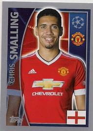 2015-16 Topps UEFA Champions League Stickers #107 Chris Smalling Front