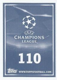 2015-16 Topps UEFA Champions League Stickers #110 Morgan Schneiderlin Back