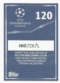 2015-16 Topps UEFA Champions League Stickers #120 Igor Akinfeev Back