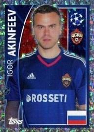 2015-16 Topps UEFA Champions League Stickers #120 Igor Akinfeev Front