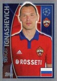 2015-16 Topps UEFA Champions League Stickers #122 Sergei Ignashevich Front