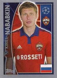 2015-16 Topps UEFA Champions League Stickers #124 Kirill Nababkin Front