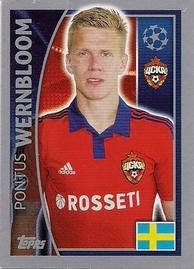 2015-16 Topps UEFA Champions League Stickers #126 Pontus Wernbloom Front