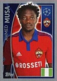 2015-16 Topps UEFA Champions League Stickers #129 Ahmed Musa Front