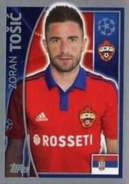 2015-16 Topps UEFA Champions League Stickers #130 Zoran Tosic Front