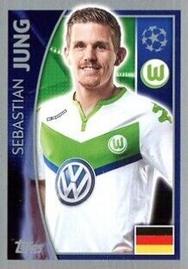 2015-16 Topps UEFA Champions League Stickers #136 Sebastian Jung Front