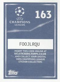 2015-16 Topps UEFA Champions League Stickers #163 Luisao Back