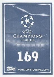 2015-16 Topps UEFA Champions League Stickers #169 Ljubomir Fejsa Back
