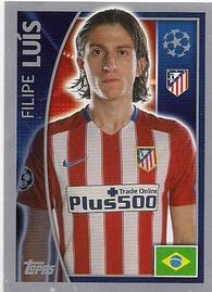 2015-16 Topps UEFA Champions League Stickers #180 Filipe Luis Front