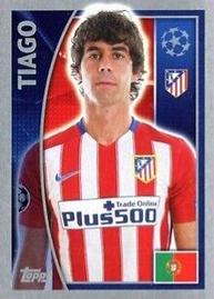 2015-16 Topps UEFA Champions League Stickers #183 Tiago Front