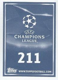 2015-16 Topps UEFA Champions League Stickers #211 Dmitri Shomko Back