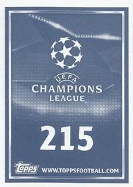 2015-16 Topps UEFA Champions League Stickers #215 Roger Canas Back