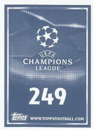 2015-16 Topps UEFA Champions League Stickers #249 Joe Hart Back