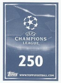 2015-16 Topps UEFA Champions League Stickers #250 Pablo Zabaleta Back