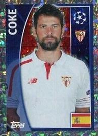 2015-16 Topps UEFA Champions League Stickers #265 Coke Front
