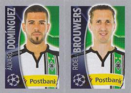 2015-16 Topps UEFA Champions League Stickers #291 Alvaro Domínguez / Roel Brouwers Front