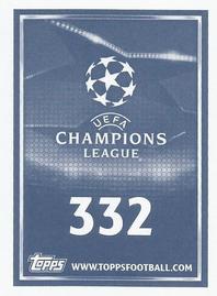 2015-16 Topps UEFA Champions League Stickers #332 Javier Hernández Back