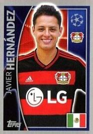 2015-16 Topps UEFA Champions League Stickers #332 Javier Hernández Front