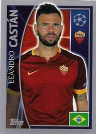 2015-16 Topps UEFA Champions League Stickers #338 Leandro Castan Front