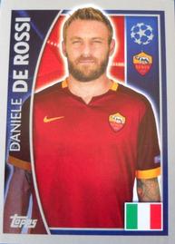 2015-16 Topps UEFA Champions League Stickers #341 Daniele De Rossi Front