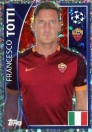 2015-16 Topps UEFA Champions League Stickers #347 Francesco Totti Front