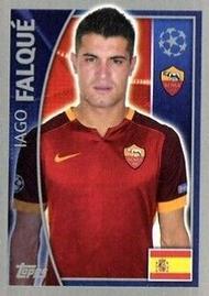 2015-16 Topps UEFA Champions League Stickers #349A Iago Falque Front