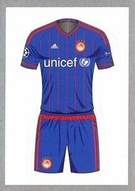 2015-16 Topps UEFA Champions League Stickers #372 Away Kit Front