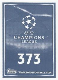 2015-16 Topps UEFA Champions League Stickers #373 Esteban Cambiasso Back