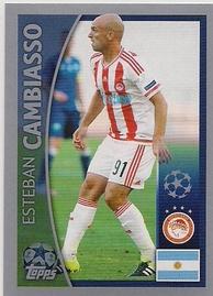 2015-16 Topps UEFA Champions League Stickers #373 Esteban Cambiasso Front